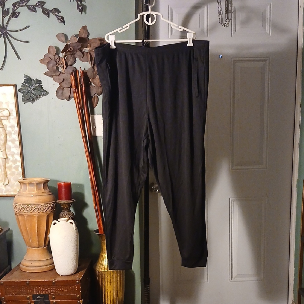 Real Essentials Women's Black Jogger Pants